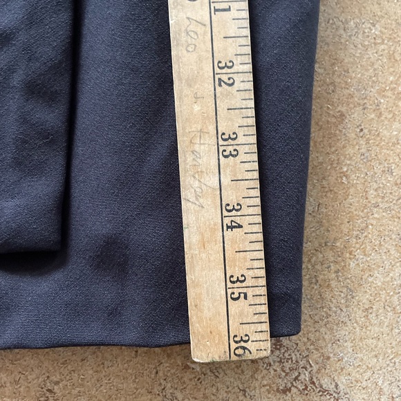 WRAP SKIRT DRESS long sleeve vneck Krishna chocolate brown leather wrap belt sz1 - Picture 9 of 10